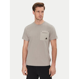 Moose Knuckles Moose Knuckles Marškinėliai Dalon M15MT733 Pilka Regular Fit