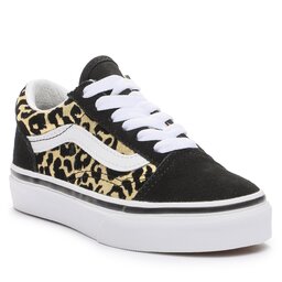 Vans Πάνινα παπούτσια Vans Old Skool VN0A7Q5FABS1 (Flocked Leopard) Black/T