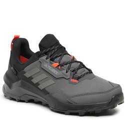 adidas Boty adidas Terrex AX4 GORE-TEX Hiking Shoes HP7396 Grey Six/Grey Four/Solar Red