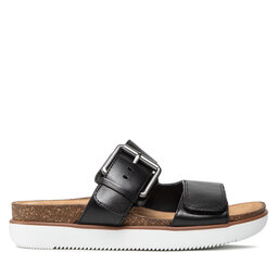 

Шльопанці Clarks Elayne Ease 261592144 Black Leather, Чорний