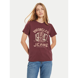 Wrangler Wrangler Marškinėliai Graphic 112356427 Vyšninė Regular Fit