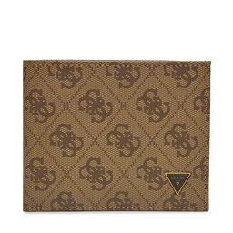 Guess Portafoglio grande da uomo Guess Vezzola Leather Slg SMVELE LEA20 Marrone