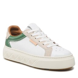Tory Burch Сникърси Tory Burch Ladybug Sneaker Adria 143066 White/Green/Frost 100