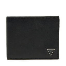Guess Μικρό Πορτοφόλι Ανδρικό Guess SMMTCF LEA20 Μαύρο