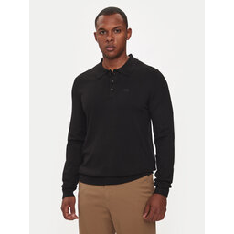 Lindbergh Lindbergh Polo marškinėliai 30-800144 Juoda Regular Fit