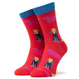 Dots Socks Дълги чорапи unisex Dots Socks DTS-SX-405-W Червен