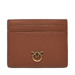 PINKO Pouzdro na kreditní karty PINKO Card Holder Simply AI 25-26 PCPL 103762 A29Q Hnědá