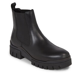 Calvin Klein Jeans Botines Chelsea Calvin Klein Jeans Transp Combat Chelsea Lth YM0YM00754 Triple Black 0GT