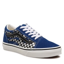 

Кросівки Vans Old Skool VN0A4UHZ7WM1 Reflect Check Flame True, Cиній