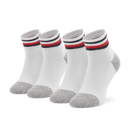 Tommy Hilfiger Набір 2 пар високих дитячих шкарпеток Tommy Hilfiger 100001501 White 300