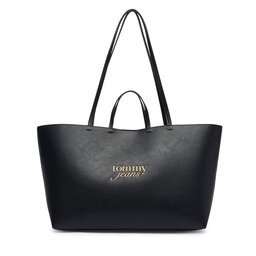 Tommy Jeans Handtasche Tommy Jeans Tjw Must Tote AW0AW19051 Schwarz
