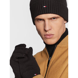 

Набір шапка і рукавички Tommy Hilfiger AM0AM10490 Black BDS, Чорний