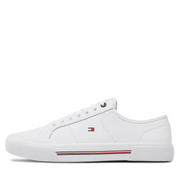

Кросівки Tommy Hilfiger Core Corporate Vulc Leather FM0FM04561 White YBS, Білий
