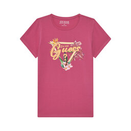 Guess Guess T-Shirt J5GI16 K6YW4 Ροζ Regular Fit