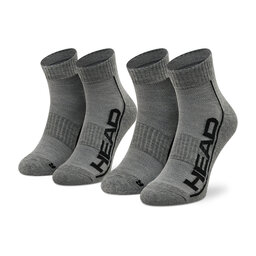Head Комплект 2 чифта къси чорапи унисекс Head Performance Quarter 791019001 Grey 008
