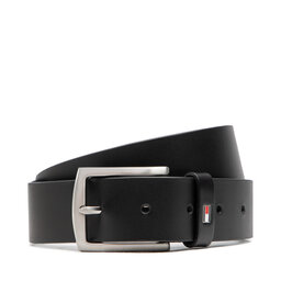 Tommy Hilfiger Cinturón para hombre Tommy Hilfiger New Denton 3.5 Belt AM0AM08360 Negro