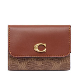 Coach Portafoglio piccolo da donna Coach CAN48 Marrone