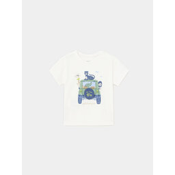 Mayoral Mayoral Camiseta 1021 Écru Regular Fit