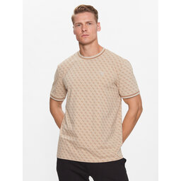 Guess Guess T-Shirt Marshall Z2YI05 J1314 Μπεζ Regular Fit