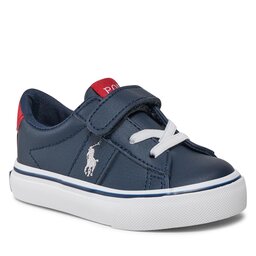Polo Ralph Lauren Сникърси Polo Ralph Lauren RF104286 M NAVY TUMBLED/RED W/ PAPERWHITE PP