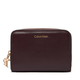 Calvin Klein Cartera Calvin Klein Ck Medium Flap Zip Around LV04F1075G Marrón