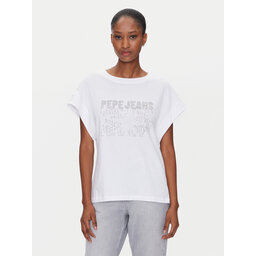 Pepe Jeans Pepe Jeans T-Shirt Lira PL505996 Λευκό Regular Fit