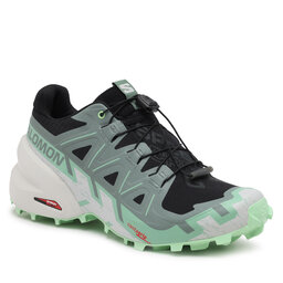 Salomon Scarpe Salomon Speedcross 6 L47301300 Black/Laurel Wreath/Green Ash