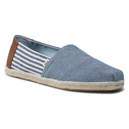 Toms Espadrilky Toms Alpargata Rope 10016291 Navy Chambray/Stripes