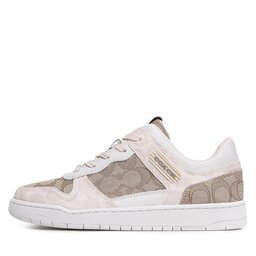 

Снікерcи Coach C201 Multi Signature CK571 Chalk/Stone PQD, Бежевий