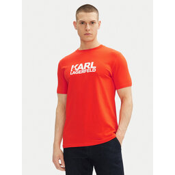 KARL LAGERFELD KARL LAGERFELD Camiseta 755087 552235 Rojo Regular Fit