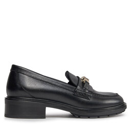Tommy Hilfiger Slipper Tommy Hilfiger Th Hardware Loafer FW0FW07765 Schwarz