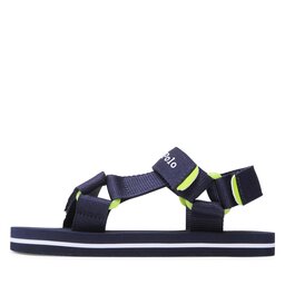 

Босоніжки Polo Ralph Lauren New Haven RF104056 Navy Webbing/Citron w/ White PP, Cиній