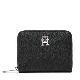 Tommy Hilfiger Portefeuille femme petit format Tommy Hilfiger Th Emblem Med Za AW0AW14649 BDS