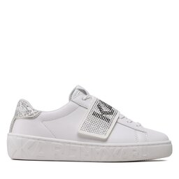 

Снікерcи KARL LAGERFELD KL61037 White Lthr W/Silver, Білий