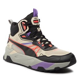 Puma Snīkeri Puma Trinity Mid Hybrid 392327 03 Granola/Puma Black/Fiery Coral
