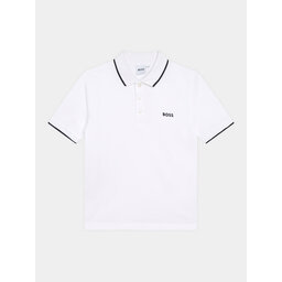 BOSS Boss Поло J25P26 D Білий Regular Fit