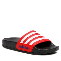 adidas Pantoletten adidas adilette Shower K Cblack/Ftwwht/Vivred