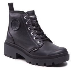 Palladium Bakancs Palladium Pallabase Leather 96905-001-M Black/Black
