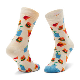 

Високі дитячі шкарпетки Happy Socks KHAM01-1300 Білий
