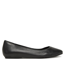 Calvin Klein Μπαλαρίνες Calvin Klein Flat Mary Jane - Lth HW0HW02341 Μαύρο
