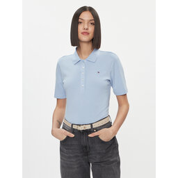 Tommy Hilfiger Tommy Hilfiger Pólóing 1985 Reg Pique Polo Ss WW0WW37820 Kék Regular Fit