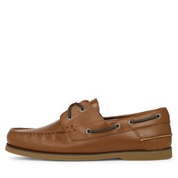 

Туфлі Tommy Hilfiger Th Boat Shoe Core Leather FM0FM04506 Winter Cognac GVI, Коричневий