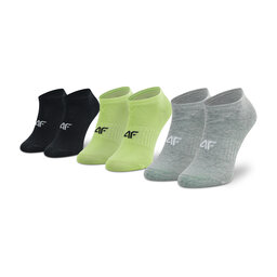 4F Set di 3 paia di calzini corti da donna 4F HJL22-JSOM001 72S/25M/20S