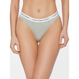 Tommy Hilfiger Tommy Hilfiger Стрінги UW0UW03835 Сірий