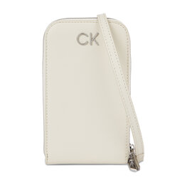 Calvin Klein Pouzdro na mobil Calvin Klein Re-Lock Phone Crossbody K60K611100 Dk Ecru PC4
