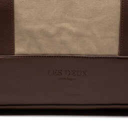 

Сумка Les Deux Washington Canvas Weekend Bag LDM940034 Dark Sand/Coffee Brown 810844, Бежевий
