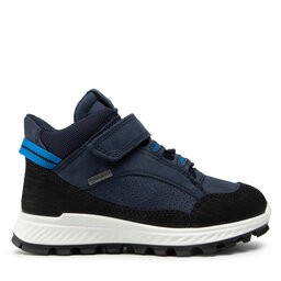 ECCO Šnurovacia obuv ECCO Exostrike Kids GORE-TEX 76194260159 Tmavomodrá