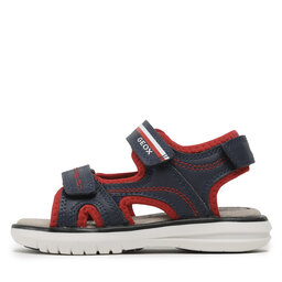 Geox Sandále Geox J Sandal Maratea Boy J35DRC01454C0735 M Navy/Red