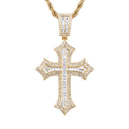 ICED STUFF Pandantiv ICED STUFF 2pac Cross Auriu