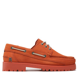 

Туфлі Tommy Hilfiger Th Boat Shoe Classic Nubuck FM0FM04447 Deep Orange, Оранжевий